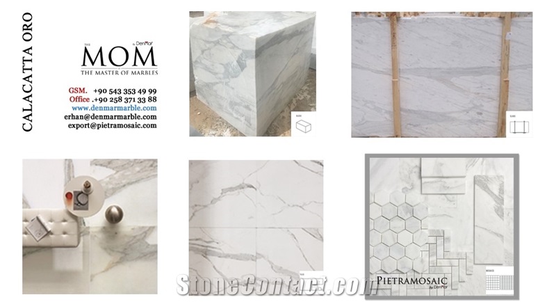 Calacatta Oro Marble Slabs