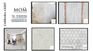 Carrara Light Marble Slabs