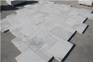 French Pattern Set Green Oasis Marble Brushed Tile