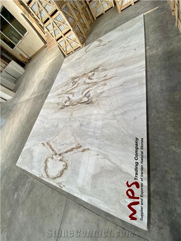 Qorveh Crystalline Marble (With Halo), Qorveh Crystal Marble Slabs