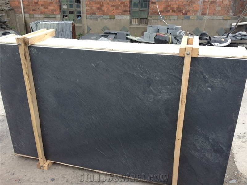 Black Stone Split Slate Flooring Tiles