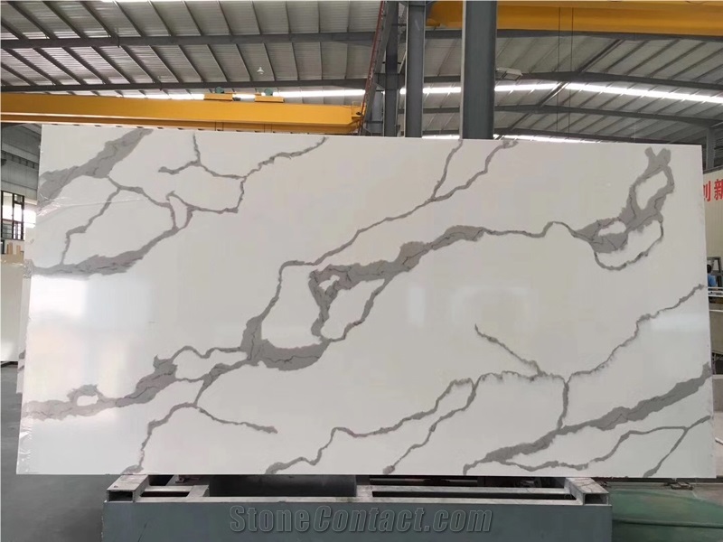 Calacatta Como Vienna Quartz Manmade Stone Slabs
