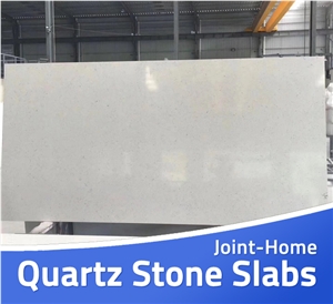 Classic Ash Smoky Grigio Fantasia Gray Quartz Slab