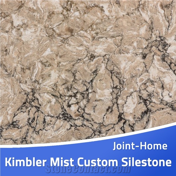 Kimbler Mist Custom Quartz Slab for Countertops