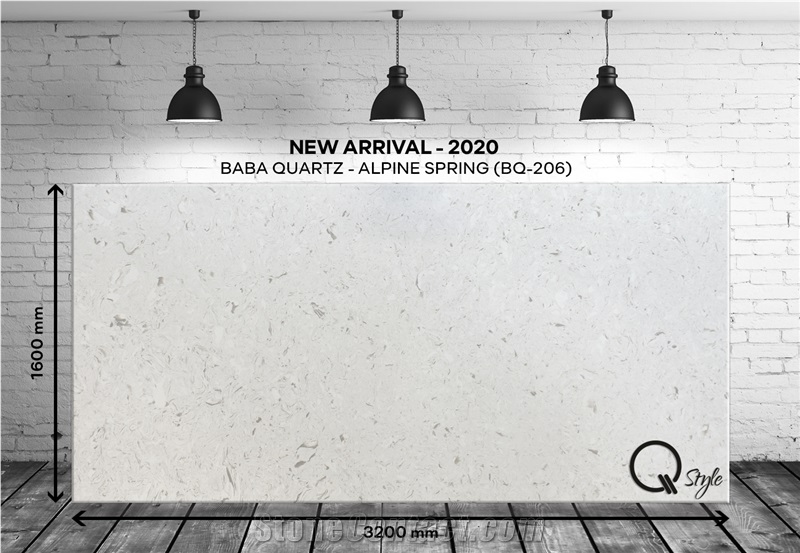 Alpine Spring Quartz Slabs