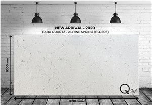 Alpine Spring Quartz Slabs