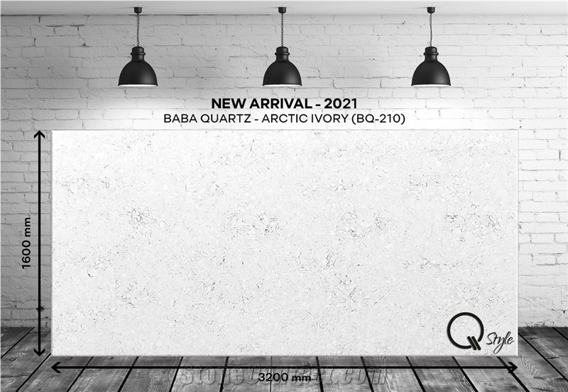 Arctic Ivory Quartz Slabs