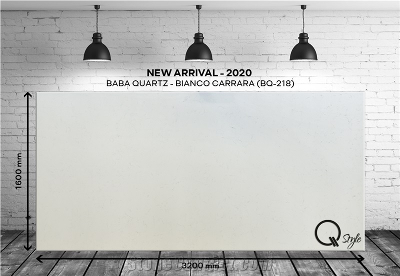 Bianco Carrara Quartz Slabs