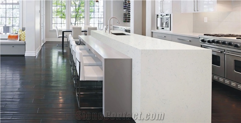 Bianco Carrara Quartz Slabs