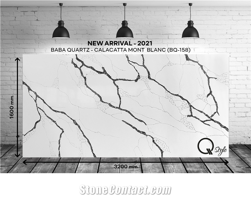 Calacatta Mont Blanc Quartz Slabs