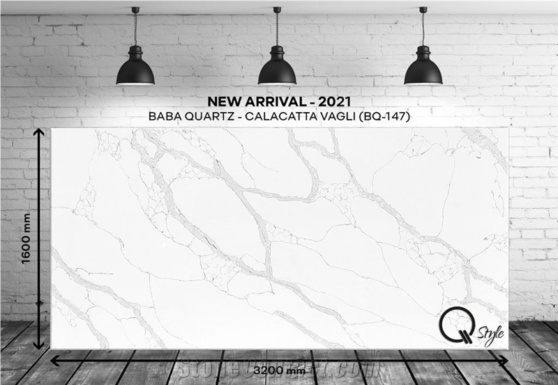 Calacatta Vagli Quartz Slabs