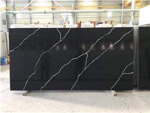 Nero Marquina Quartz Slabs