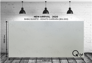 Venato Carrara Quartz Slabs