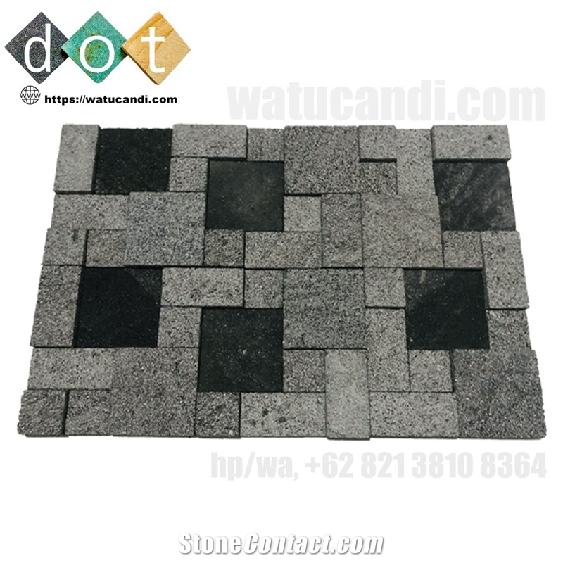 Black Lava Wall Cladding Wall Covering Panels