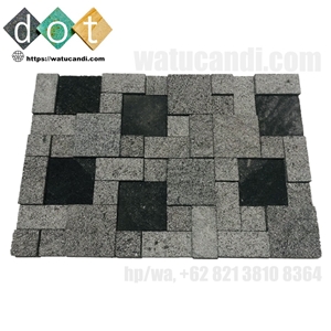 Black Lava Wall Cladding Wall Covering Panels