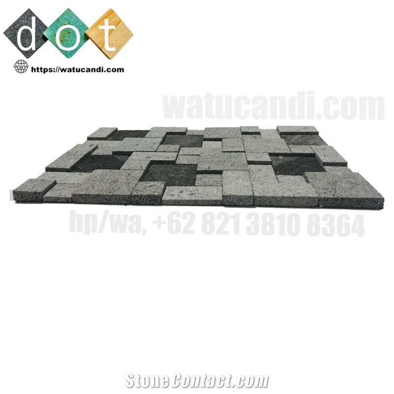 Black Lava Wall Cladding Wall Covering Panels