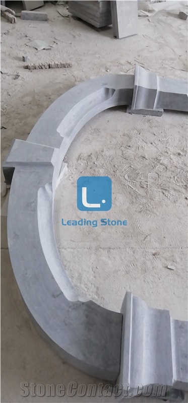 Chinese Blue Limestone Sanded Door Frame Arch
