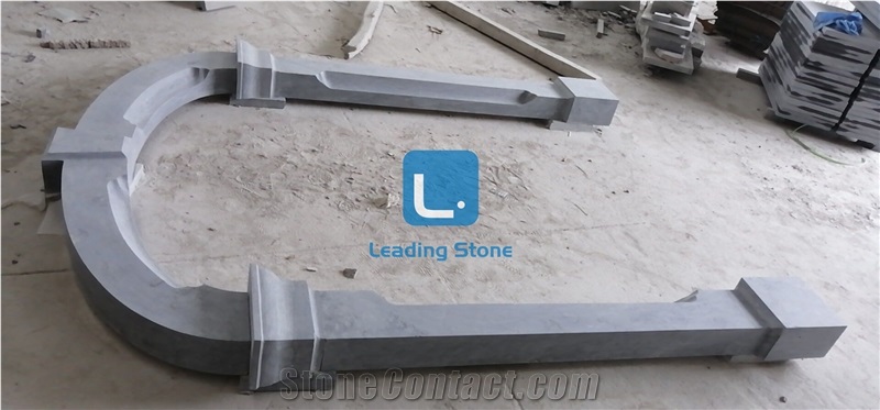 Chinese Blue Limestone Sanded Door Frame Arch