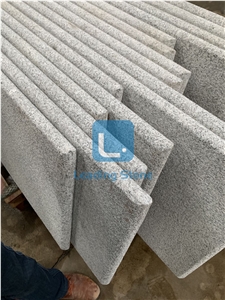 G603 Silver Grey Steps Stairs Bushhammered Bh16