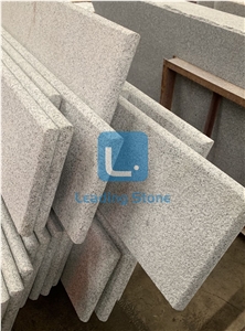 G603 Silver Grey Steps Stairs Bushhammered Bh16