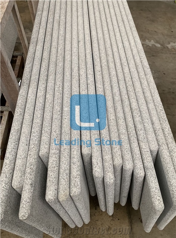 G603 Silver Grey Steps Stairs Bushhammered Bh16