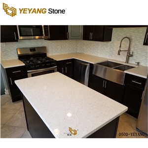 Kitchen Quartz Countertops Engineered Stone Kitchen Countertop, Island Tops
