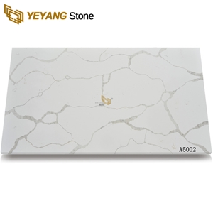 Polished Gray Vein with White Bottom Quartz Slabs