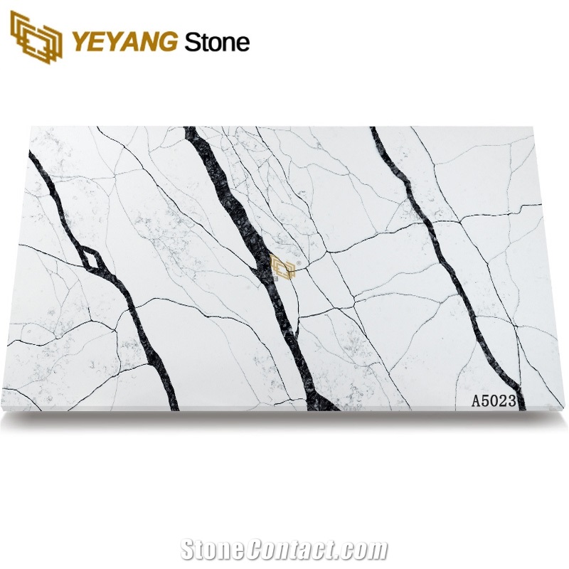 Unique Calacatta Quartz Good Price for Engineering