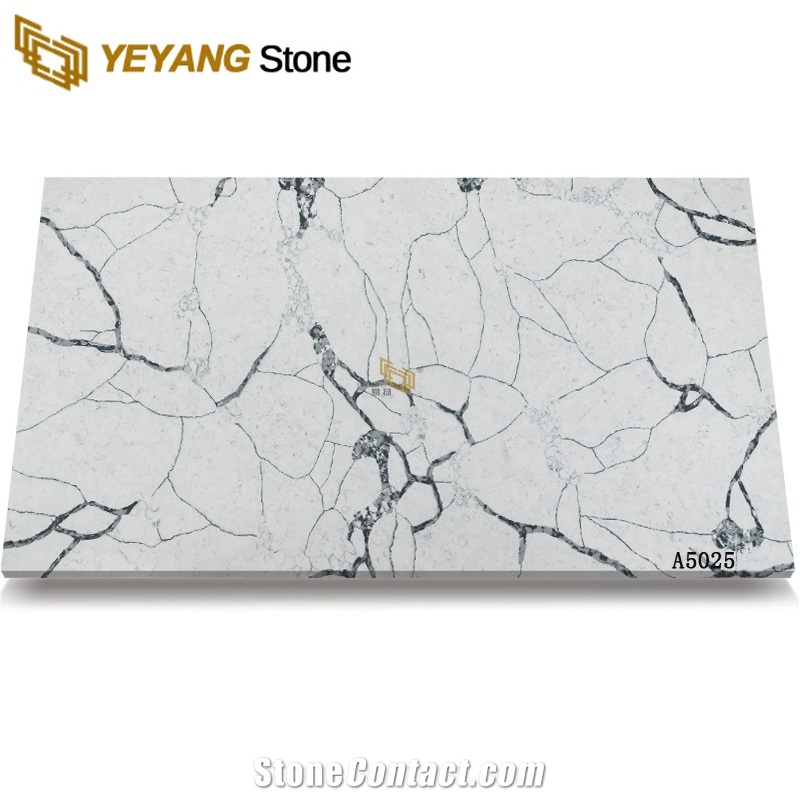 Unique Calacatta Quartz Good Price for Engineering