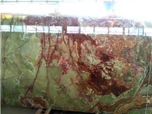 Multi Green Onyx Slabs