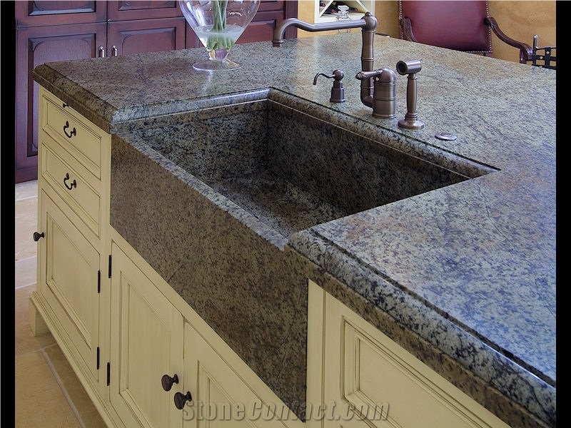 Verde Bellagio Granite Farm Style Sink