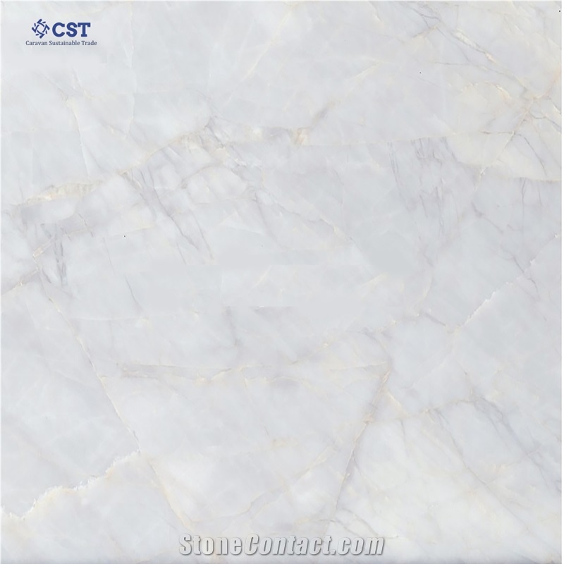 Marshall White Crystal Marble
