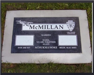 Granite Slant Grave Stone