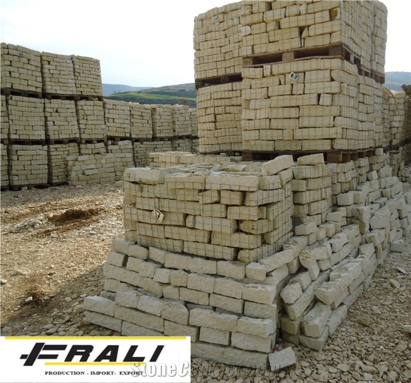 White Engraved Stone Building & Walling
