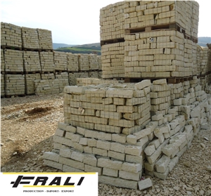 White Engraved Stone Building & Walling