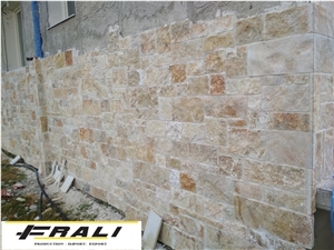 Yellow Cut Stone Split Wall Stone