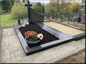 Olive Green Granite Monument