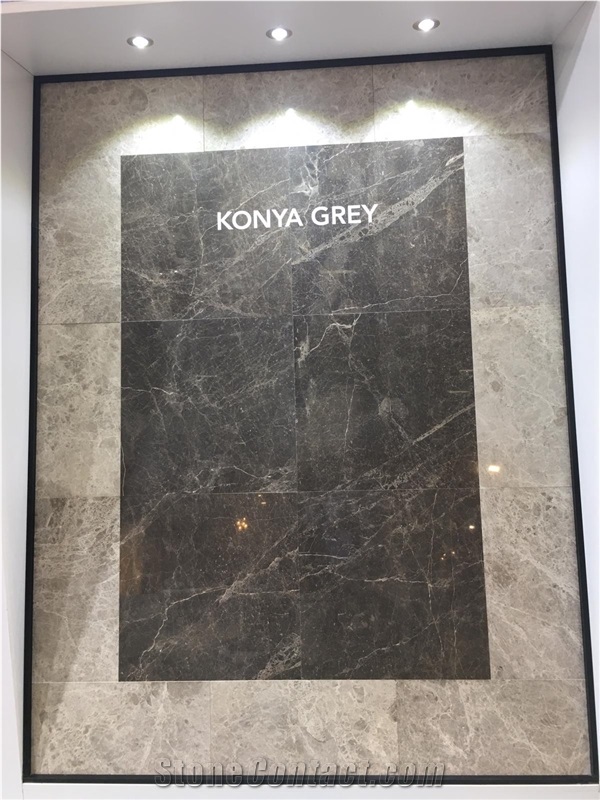 Konya Grey Emperador Fume Marble Slabs & Tiles
