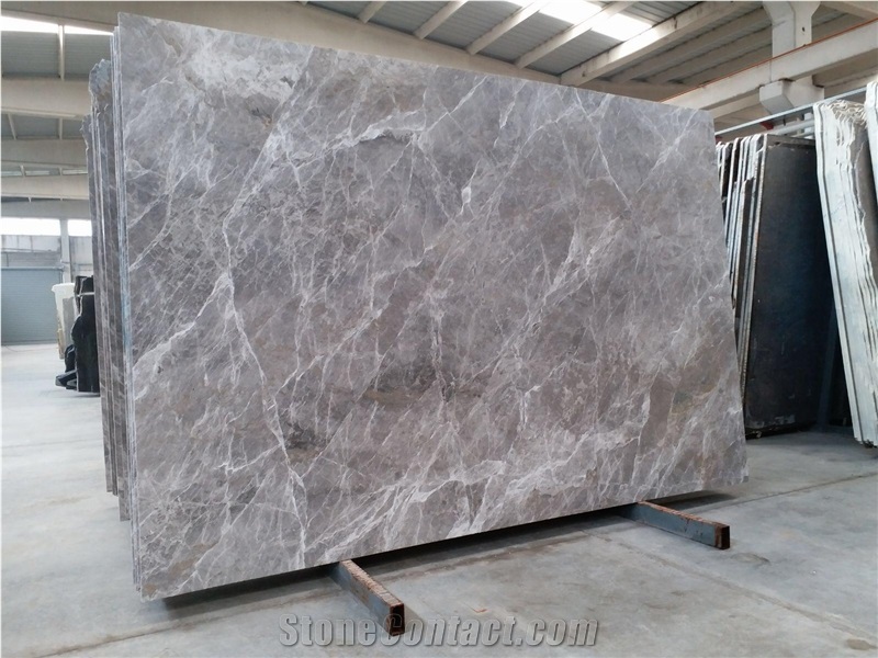 Konya Grey Emperador Fume Marble Slabs & Tiles