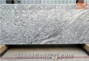 White Granite Stone with Wood Grain, White Wood Grain Granite Slabs