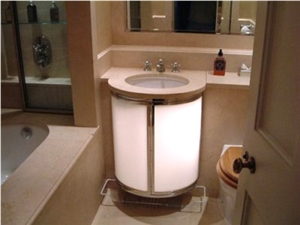 Beige Marble Stone Sink, Wash Basin