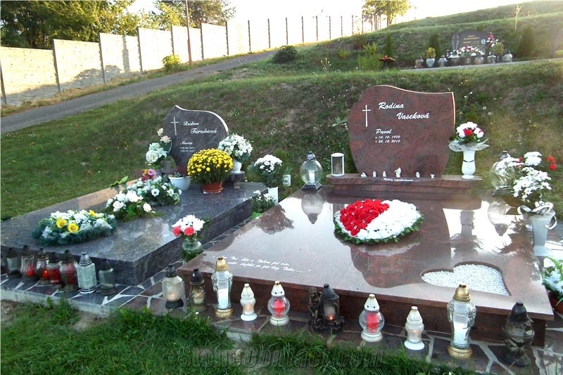 Granite Monument Double Graves, Urns,Single Graves