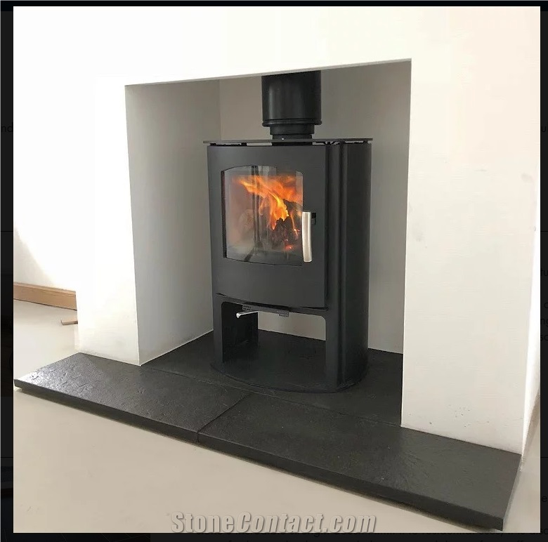 Caithness Flagstone D Shaped Fireplace Hearth