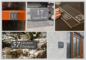 Caithness Stone Signs, House Numbers