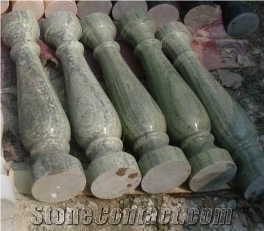 Green Marble Baluster, Railing, Handrail