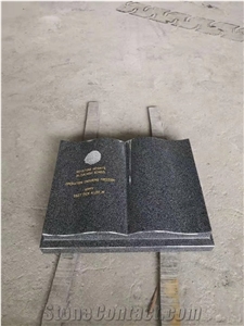 Dark Gray Old G654 American Style Monument Tombstone
