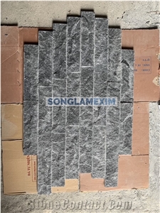 Black Crystal Marble Split Face Stone Black Crystal Marble Split Face Stone
