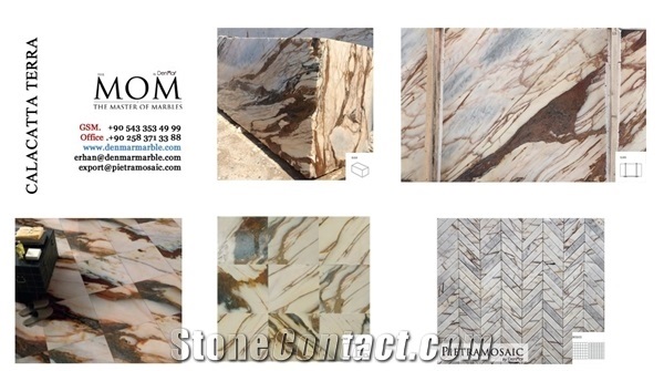 Calacatta Terra Marble Blocks