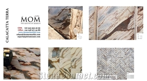 Calacatta Terra Marble Blocks Calacatta Terra Marble Blocks