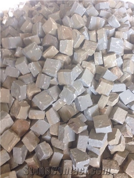 Grey Sandstone Cubes, Cobblestone, Pavers